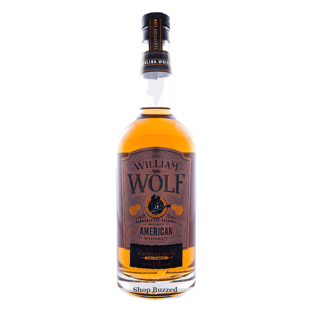 William Wolf 12 Year Old American Whiskey 750ml - Shop Buzzed