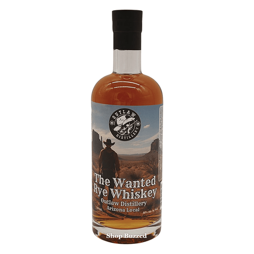 Outlaw Distillery The Wanted Rye Whiskey 750ml - Shop Buzzed
