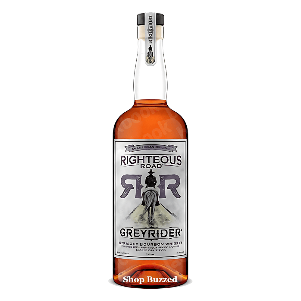 Righteous Road Greyrider Straight Bourbon Whiskey 750ml - Shop Buzzed