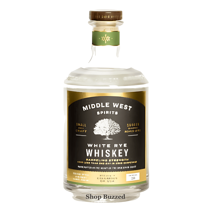 Middle West Spirits White Rye Whiskey Barreling Strength Small Batch (Batch #024) 750ml - Shop Buzzed