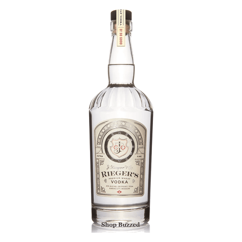 J Rieger and Co Premium Wheat Vodka 750ml - Shop Buzzed