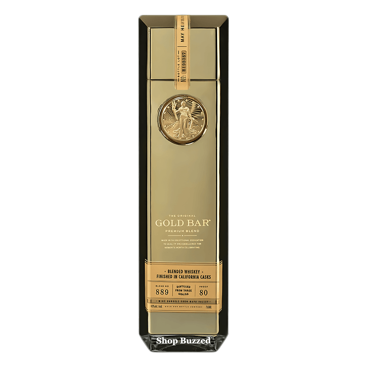 Gold Bar Premium Blended Whiskey 750ml - Shop Buzzed
