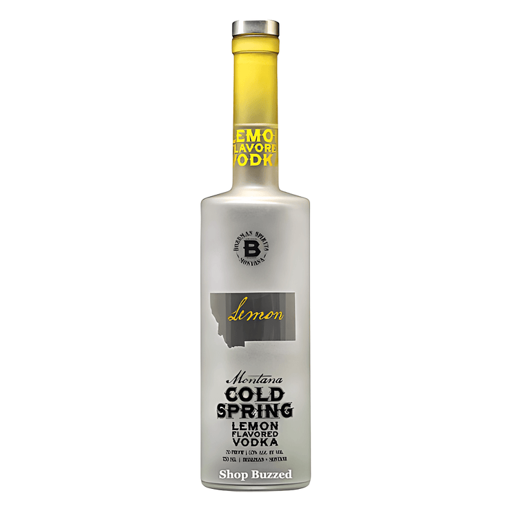 Bozeman Spirits Montana Cold Spring Lemon Vodka 750ml - Shop Buzzed