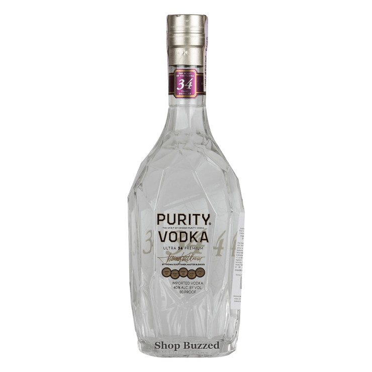 Purity 34 Vodka 750ml - Shop Buzzed