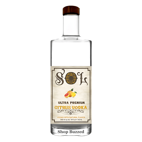 Sol Citrus Vodka 750ml - Shop Buzzed