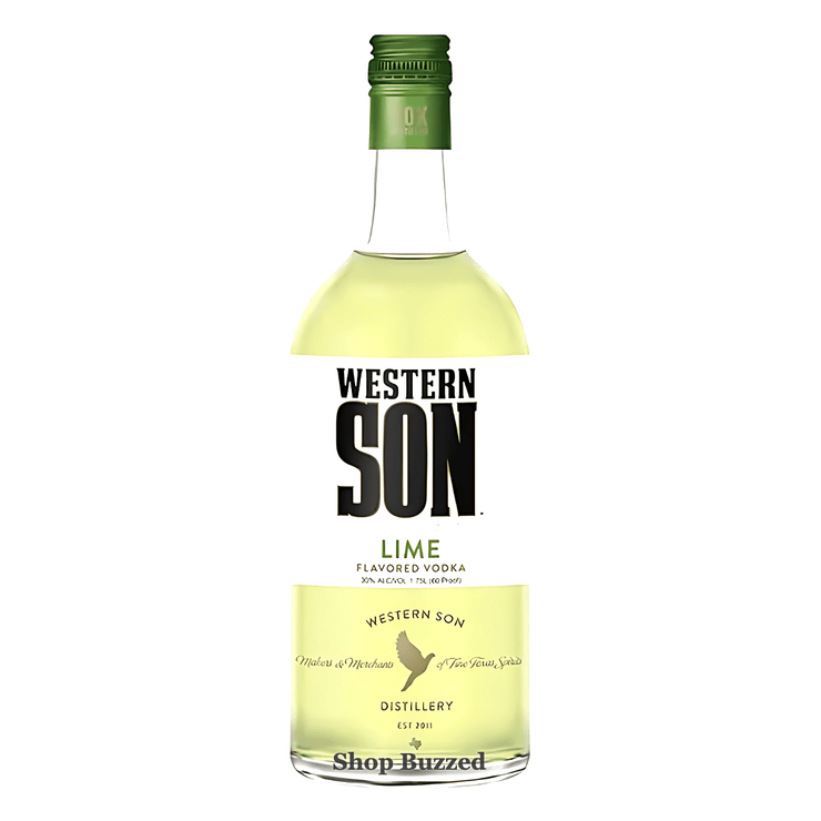 Western Son Lime Vodka 1L - Shop Buzzed