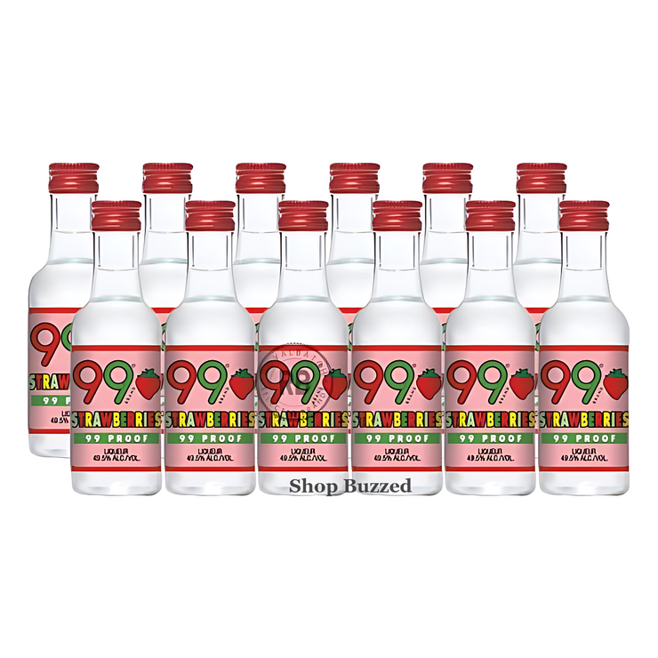 99 Brand Strawberries (12 Pack) 50ml