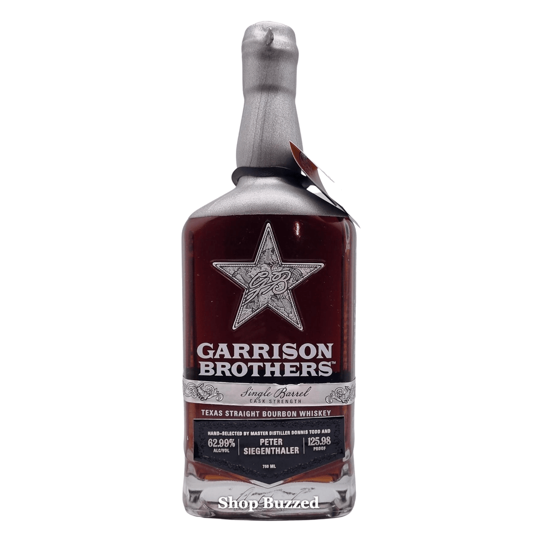 Garrison Brothers Cask Strength Single Barrel Whiskey | 122.2 Proof 750ml - Shop Buzzed